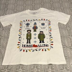 Home Alone White T-Shirt Adult Small